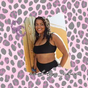 NWT Aerie Wide Strap Scoop Bikini Top - Black, Size XL - Comfy & Stylish